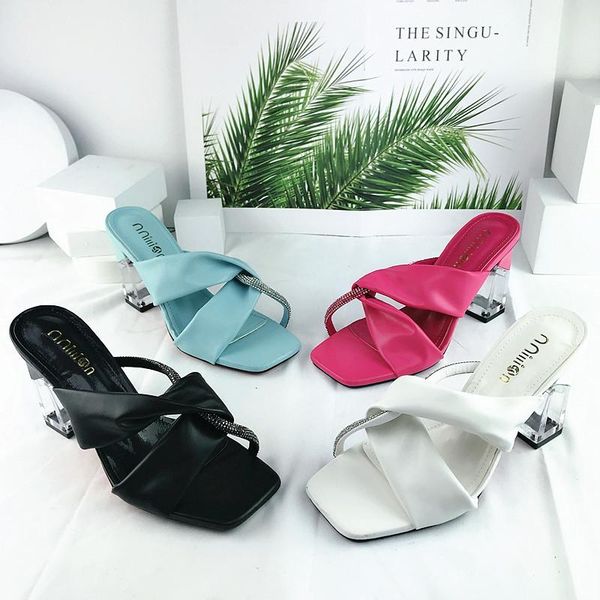 dress shoes km-roya 2021autumn women sandals ladies heel mules crystal high heels sandal slippers summer female fashion woman, Black
dress shoes km-roya 2021autumn women sandals ladies heel mules crystal high heels sandal slippers summer female fashion woman, Black