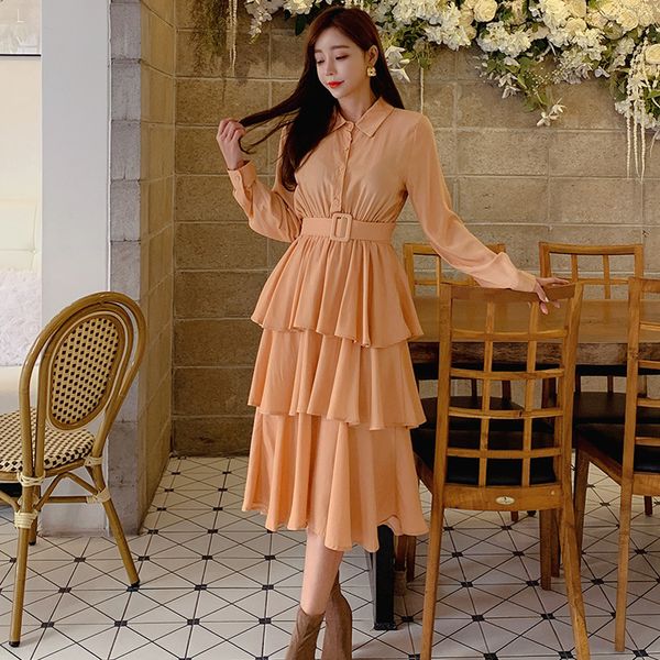 korean style cascade slobber in thin waist midi cake dressed ta0771 2ud6, Black;gray
korean style cascade slobber in thin waist midi cake dressed ta0771 2ud6, Black;gray