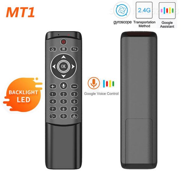 remote controlers mt1 backlit gyro wireless air mouse 2.4g smart voice control for x96 mini h96 max x2 cube android tv box vs g20s g30
remote controlers mt1 backlit gyro wireless air mouse 2.4g smart voice control for x96 mini h96 max x2 cube android tv box vs g20s g30