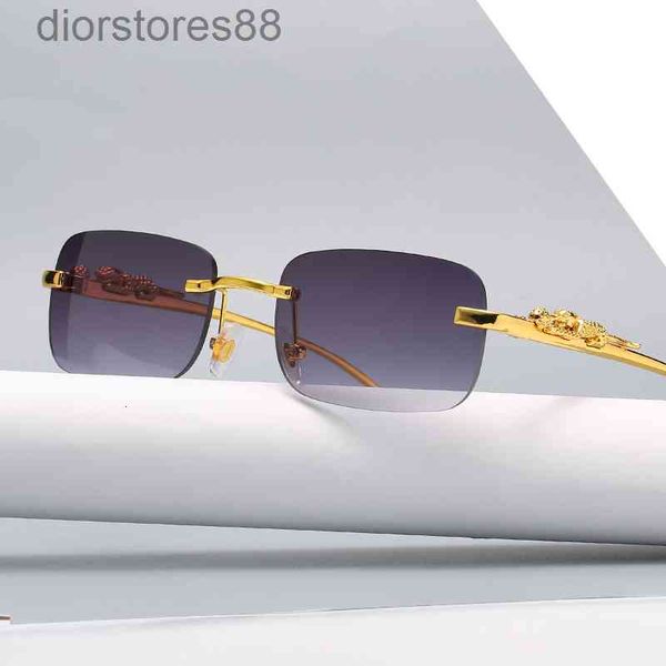 sunglass glasses cheetah decorative frameless square es color leopard head metal for men and women 2572, White;black
sunglass glasses cheetah decorative frameless square es color leopard head metal for men and women 2572, White;black