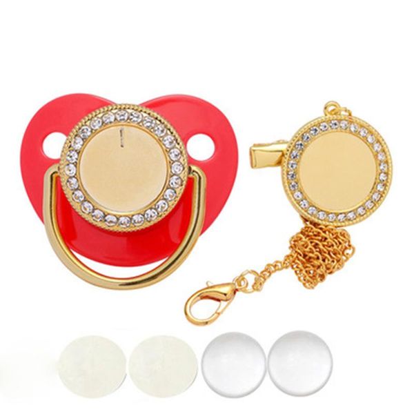 other event & party supplies 50pcs/lot custom blank baby pacifier with chain rhinestone silicone infant nipple soother dummy for shower gift
other event & party supplies 50pcs/lot custom blank baby pacifier with chain rhinestone silicone infant nipple soother dummy for shower gift