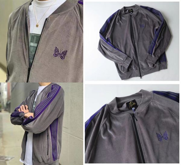 2021 new fita de veludo listrado awge agulhas jaqueta masculina feminino cinza borboleta bordados jaquetas fzwh, Black;brown
2021 new fita de veludo listrado awge agulhas jaqueta masculina feminino cinza borboleta bordados jaquetas fzwh, Black;brown