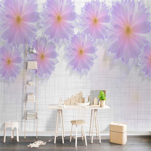 wallpapers custom mural wall paper 3d ppurple flower jewelry living room tv background decorative painting po wallpaper
wallpapers custom mural wall paper 3d ppurple flower jewelry living room tv background decorative painting po wallpaper