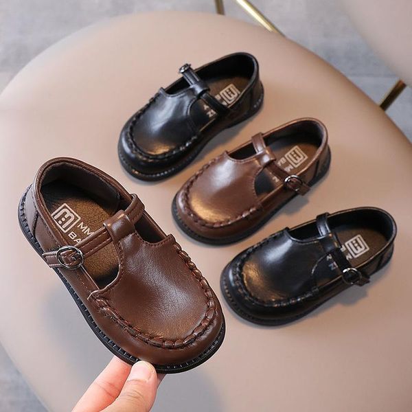 flat shoes spring autumn little kids peas leather british style baby toddler boys girls soft bottom mary janes, Black;grey
flat shoes spring autumn little kids peas leather british style baby toddler boys girls soft bottom mary janes, Black;grey
