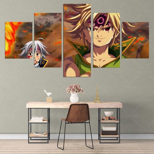 paintings hd prints living room 5 pieces the seven deadly sins poster animation pictures modern home decor wall art painting canvas frames
paintings hd prints living room 5 pieces the seven deadly sins poster animation pictures modern home decor wall art painting canvas frames