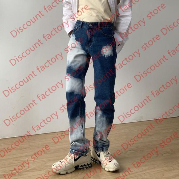 men fashion hip hop tie dye vintage casual straight jeans male streetwear hip hop denim pants, Blue
men fashion hip hop tie dye vintage casual straight jeans male streetwear hip hop denim pants, Blue