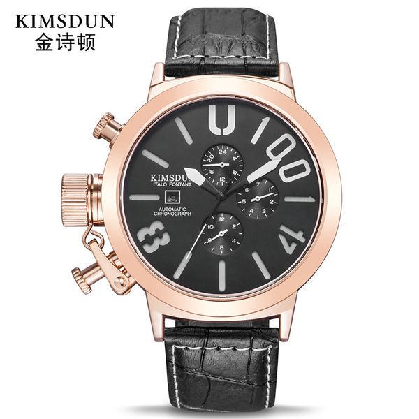 watch kimdun large dial belt men's three eye six pin multifunctional sports waterproof 989, Slivery;brown
watch kimdun large dial belt men's three eye six pin multifunctional sports waterproof 989, Slivery;brown