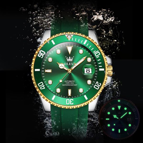wristwatches original luxury automatic watch men mechanical movement silicone strap waterproof watches brand wristwatch montre homme +bo, Slivery;brown
wristwatches original luxury automatic watch men mechanical movement silicone strap waterproof watches brand wristwatch montre homme +bo, Slivery;brown