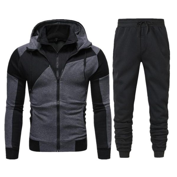 men's tracksuits men tracksuit two pieces set spring autumn hooded sweatshirt+pants fashion hoodie sportswear suit #t3g, Gray
men's tracksuits men tracksuit two pieces set spring autumn hooded sweatshirt+pants fashion hoodie sportswear suit #t3g, Gray