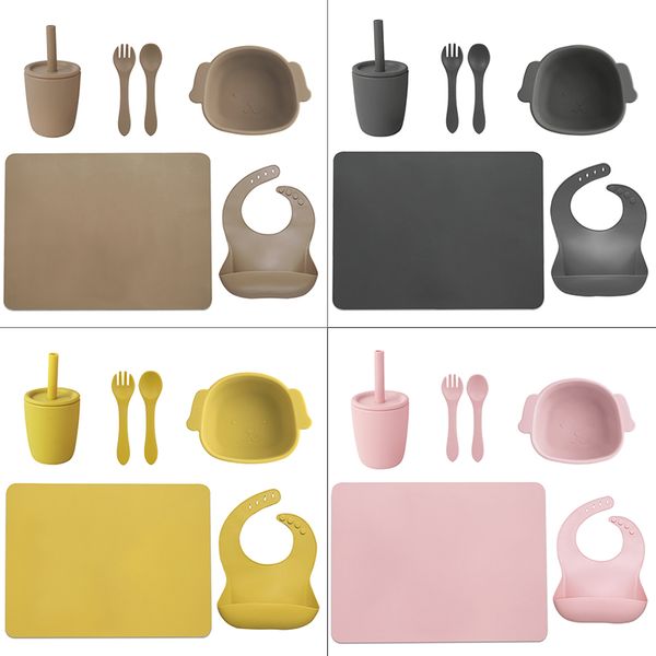 baby essential fashionable tableware set bibs for children training dishes plates silicone fork and spoon drinking straw cup
baby essential fashionable tableware set bibs for children training dishes plates silicone fork and spoon drinking straw cup