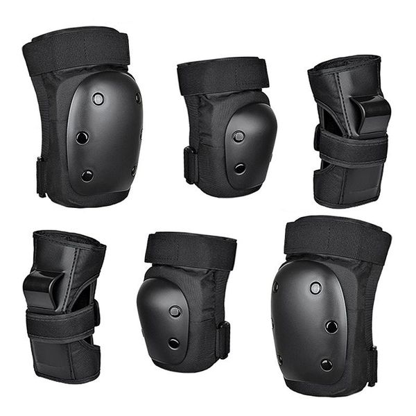 6pcs children protective gear set knee pads elbow pads palm guards for skateboarding cycling sportswear, Black;gray
6pcs children protective gear set knee pads elbow pads palm guards for skateboarding cycling sportswear, Black;gray