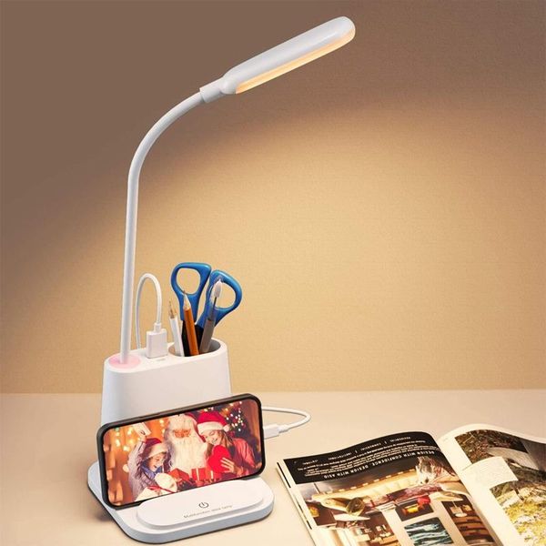 led desk lamp with pen holder & phone stand, desk light,table lamp with usb port,press control for bedroom reading-abux
led desk lamp with pen holder & phone stand, desk light,table lamp with usb port,press control for bedroom reading-abux