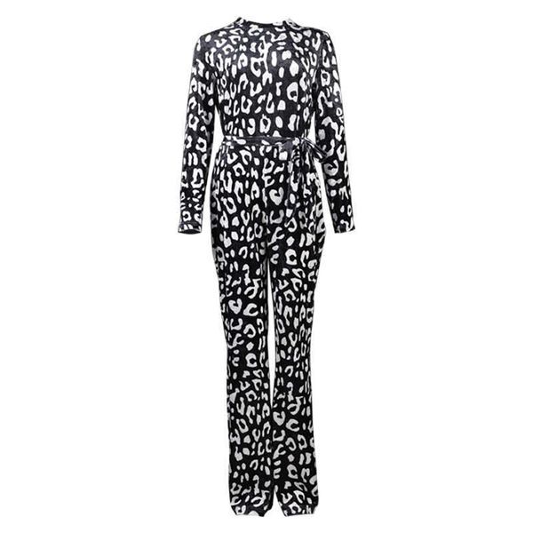 leopard print velvet jumpsuits for women vintage long sleeve slim fit wide leg pants waist belt casual overall fall fashion 210527, Black;white
leopard print velvet jumpsuits for women vintage long sleeve slim fit wide leg pants waist belt casual overall fall fashion 210527, Black;white