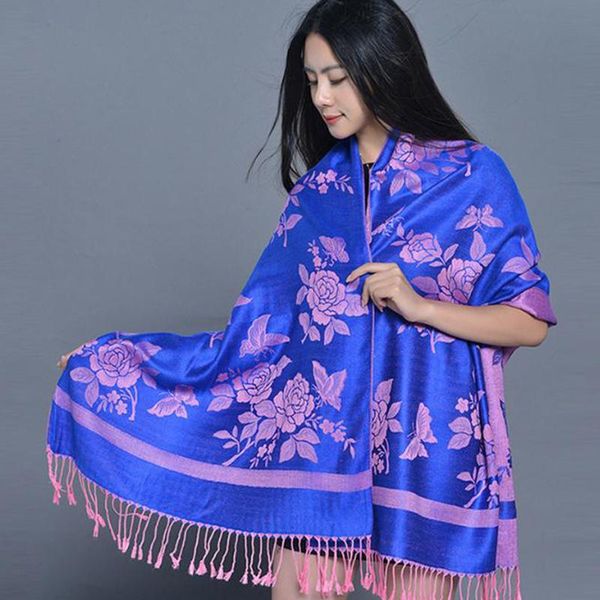 scarves blue floral embossing women winter cashmere scarfs and shawls elegant tassel ladies wool autumn large warm wraps, Blue;gray
scarves blue floral embossing women winter cashmere scarfs and shawls elegant tassel ladies wool autumn large warm wraps, Blue;gray