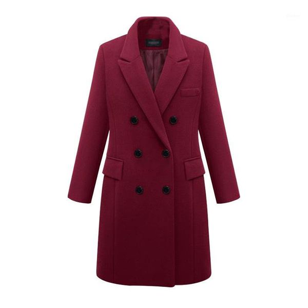 rlyaeiz plus size women winter coat wool 2019 casual vintage elegant double breasted long coat winter women wool blend outwear1, Black
rlyaeiz plus size women winter coat wool 2019 casual vintage elegant double breasted long coat winter women wool blend outwear1, Black