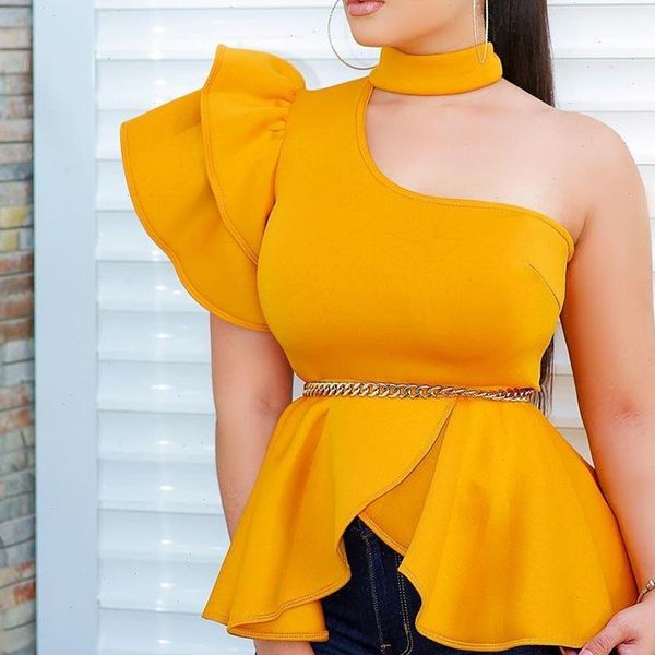 blouse shirts high waist ruffles elegant office lady workwear plus size female blouse shirts, White
blouse shirts high waist ruffles elegant office lady workwear plus size female blouse shirts, White