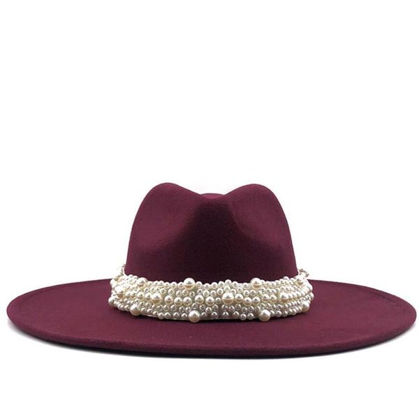 stingy brim hats women fedora hat with pearls woman formal ladies large felt fedoras female big cap jazz panama caps wholesale, Blue;gray
stingy brim hats women fedora hat with pearls woman formal ladies large felt fedoras female big cap jazz panama caps wholesale, Blue;gray