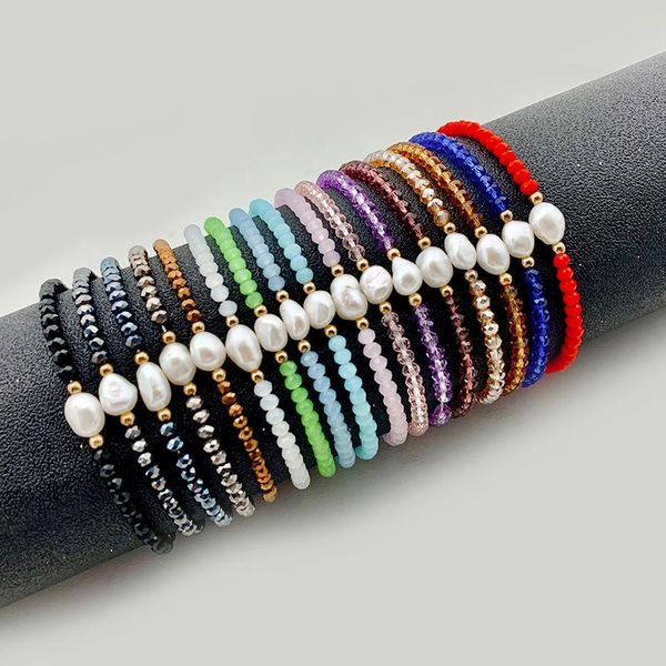 beaded, strands bohemian glass bracelets for women with stainless steel beaded freshwater pearl bracelet statement stretchy handmade jewelry, Black
beaded, strands bohemian glass bracelets for women with stainless steel beaded freshwater pearl bracelet statement stretchy handmade jewelry, Black