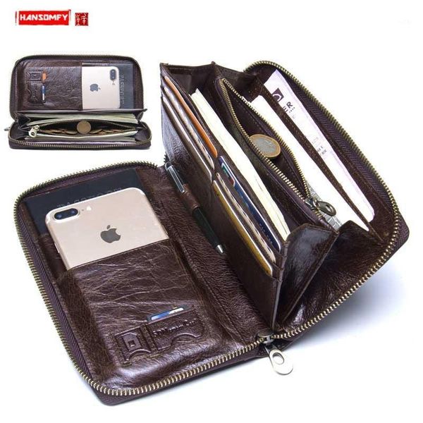 wallets retro genuine leather men's wallet passport bag business clutch bags fashion european and american style multi-function1, Red;black
wallets retro genuine leather men's wallet passport bag business clutch bags fashion european and american style multi-function1, Red;black