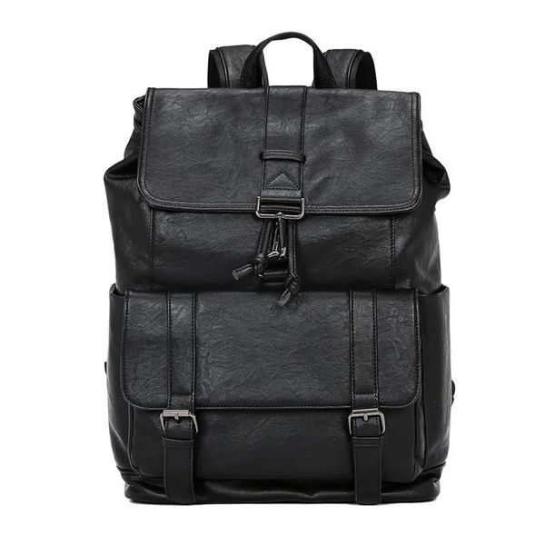 backpack men's men pu leather backpacks for teenagers luxury designer casual large capacity lapbag male travel bags
backpack men's men pu leather backpacks for teenagers luxury designer casual large capacity lapbag male travel bags