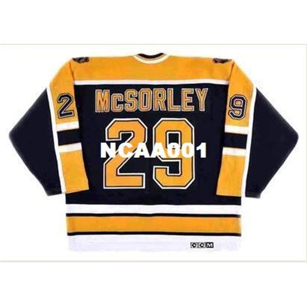 001s #29 marty mcsorley boston bruins 1999 ccm vintage away hockey jersey or custom any name or number retro jersey, Black
001s #29 marty mcsorley boston bruins 1999 ccm vintage away hockey jersey or custom any name or number retro jersey, Black