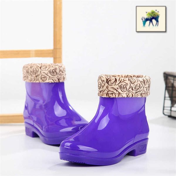 elling new women's rain boots ladies waterproof shoes woman water rubber boot removable velvet cover fashion rainboots designer classic, Black
elling new women's rain boots ladies waterproof shoes woman water rubber boot removable velvet cover fashion rainboots designer classic, Black