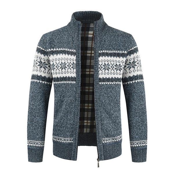 men's sweaters cardigan male arrival color-blocking sweater stand-up collar plus velvet knitted jacket warm coat, White;black
men's sweaters cardigan male arrival color-blocking sweater stand-up collar plus velvet knitted jacket warm coat, White;black