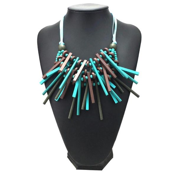 pendant necklaces women necklace wooden beads stick choker chain bib statement jewelry bohemian exaggerated wood female, Silver
pendant necklaces women necklace wooden beads stick choker chain bib statement jewelry bohemian exaggerated wood female, Silver