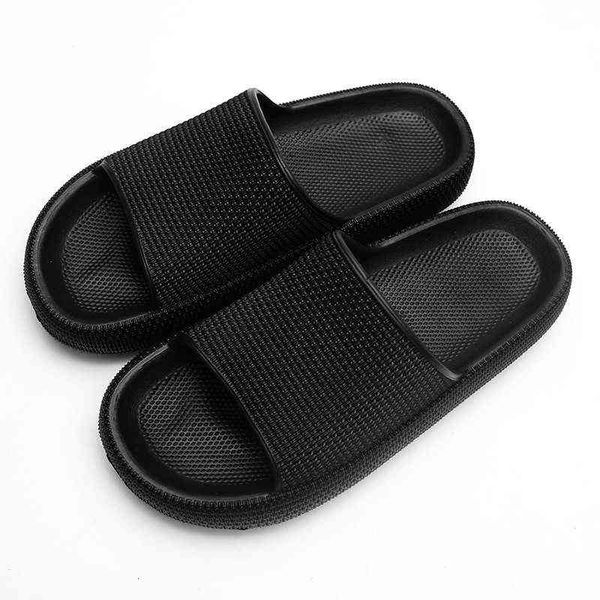 2022 thick soled shit feeling slippers women's summer soft home bathroom shoes, Black
2022 thick soled shit feeling slippers women's summer soft home bathroom shoes, Black