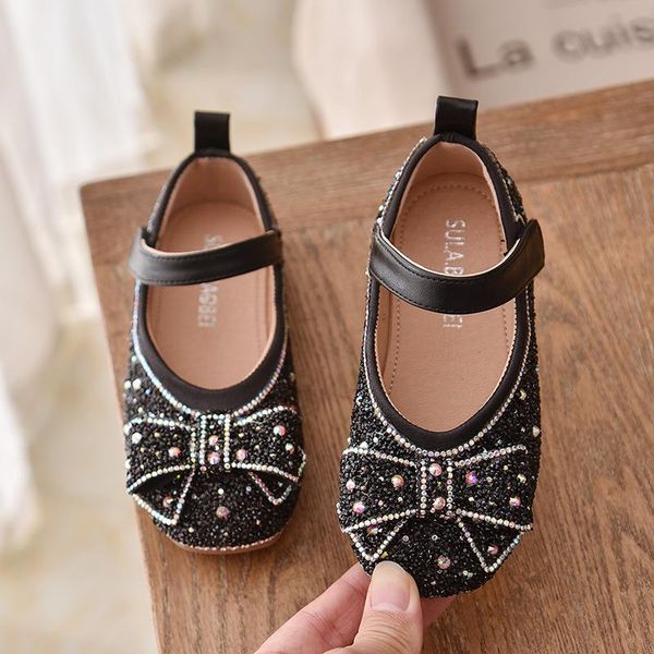 spring kids girls leather shoes with bow children' sneakers shallow mouth single shoes rhinestone princess, Black;grey
spring kids girls leather shoes with bow children' sneakers shallow mouth single shoes rhinestone princess, Black;grey