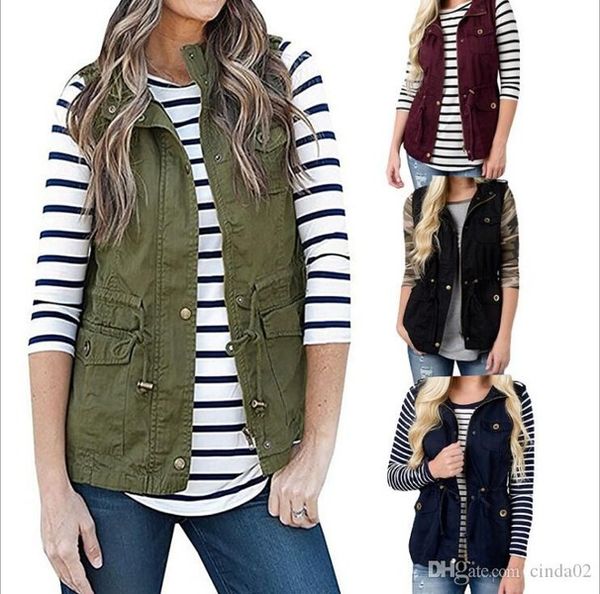 new fashion women's vest winter coat button cardigan 4 colors single breasted vests, Black;white
new fashion women's vest winter coat button cardigan 4 colors single breasted vests, Black;white