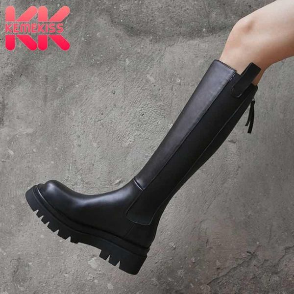 boots kemekiss women flat heel long real leather zipper woman winter shoes fashion warm knee high size 33-42, Black
boots kemekiss women flat heel long real leather zipper woman winter shoes fashion warm knee high size 33-42, Black