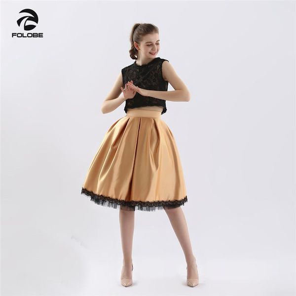 skirts folobe woman skirt europe america style high-grade women's all-match flare ball gown lace edge satin pleat l395, Black
skirts folobe woman skirt europe america style high-grade women's all-match flare ball gown lace edge satin pleat l395, Black