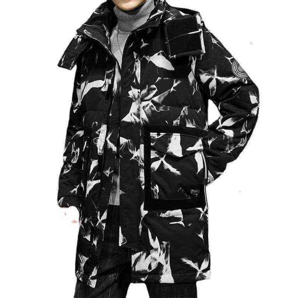 high down et medium long 2021 hooded slim fit autumn winter casual fashion warm, Black
high down et medium long 2021 hooded slim fit autumn winter casual fashion warm, Black