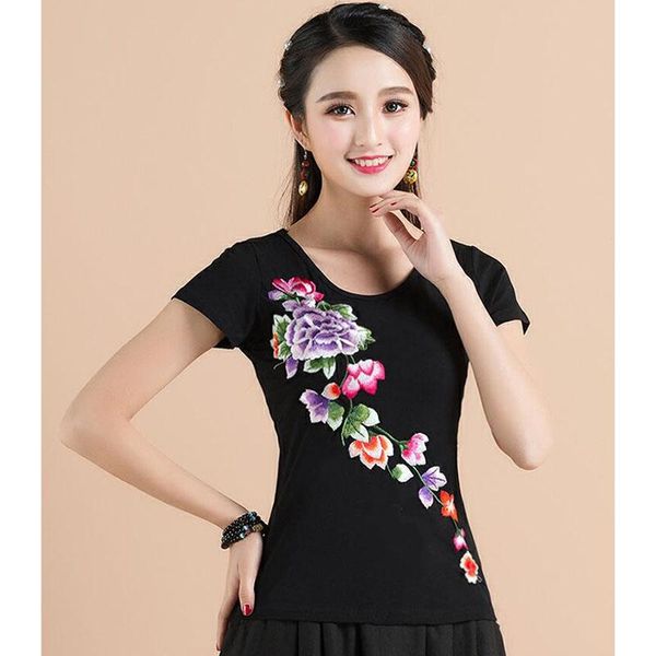 women's t-shirt camisa feminina embroidery t shirt women harajuku camisetas mujer tshirt plus size vintage summer tee femme, White
women's t-shirt camisa feminina embroidery t shirt women harajuku camisetas mujer tshirt plus size vintage summer tee femme, White