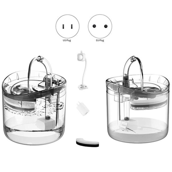 cat bowls & feeders automatic water fountain with faucet dog dispenser transparent drinkers for cats pet drinking bowl
cat bowls & feeders automatic water fountain with faucet dog dispenser transparent drinkers for cats pet drinking bowl