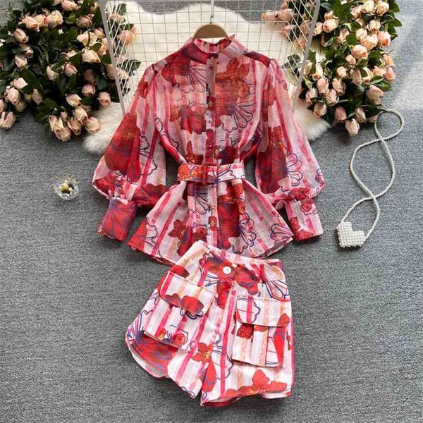 spring summer wear women's fashion long lantern sleeve print elegant shirt + high-waist wide-leg shorts two-piece sets s713 210527, White
spring summer wear women's fashion long lantern sleeve print elegant shirt + high-waist wide-leg shorts two-piece sets s713 210527, White