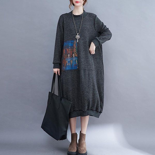 casual dresses 2021 autumn winter fashion thick high neck long dress one-piece knitted woman large size sleeve sweater, Black;gray
casual dresses 2021 autumn winter fashion thick high neck long dress one-piece knitted woman large size sleeve sweater, Black;gray