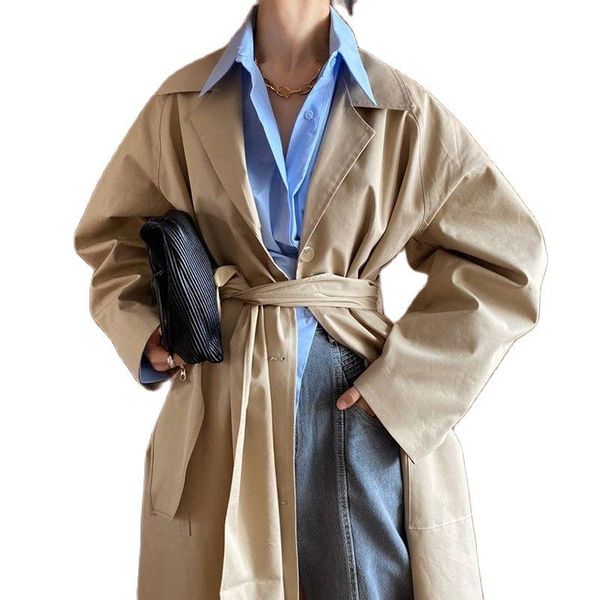 women's trench coats getspring women coat vintage single breasted lace up full sleeve ladies windbreaker loose casual long autumn 2021, Tan;black
women's trench coats getspring women coat vintage single breasted lace up full sleeve ladies windbreaker loose casual long autumn 2021, Tan;black