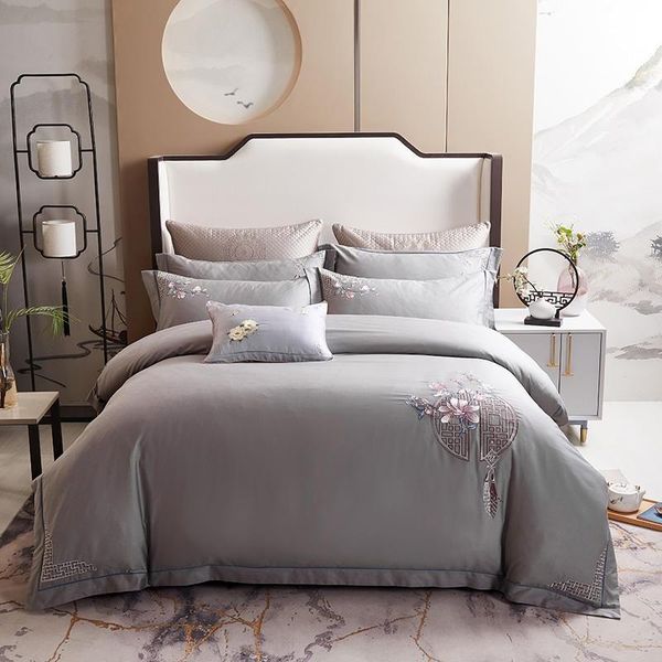 bedding sets luxury vintage chic embroidery gray duvet cover set bed sheet 2 pillowcase 600tc egyptian cotton soft 4pcs
bedding sets luxury vintage chic embroidery gray duvet cover set bed sheet 2 pillowcase 600tc egyptian cotton soft 4pcs