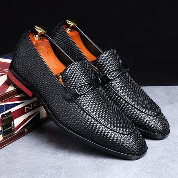 dress shoes plus size luxury italian style fashion men formal brand business party leather h398, Black
dress shoes plus size luxury italian style fashion men formal brand business party leather h398, Black