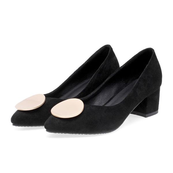 dress shoes fanyuan suede leather women pumps spring office ladies high heel pointed toe work dating size 30-43, Black
dress shoes fanyuan suede leather women pumps spring office ladies high heel pointed toe work dating size 30-43, Black