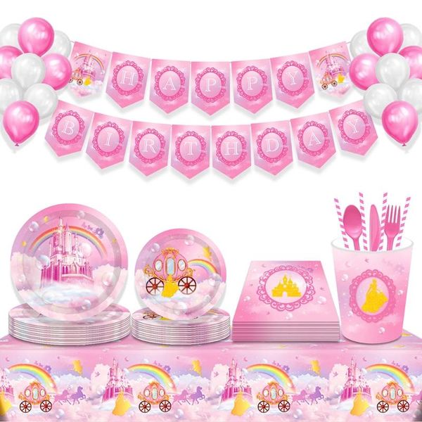 disposable dinnerware lovely castle princess party plates napkins for girls happy birthday supplies&decorations kids favors baby shower
disposable dinnerware lovely castle princess party plates napkins for girls happy birthday supplies&decorations kids favors baby shower