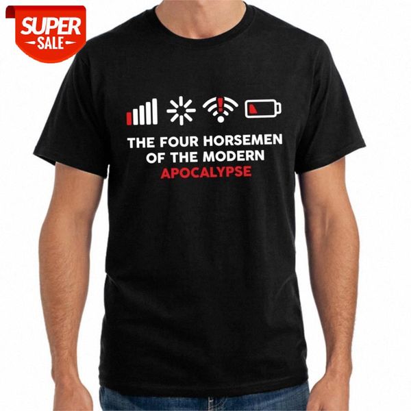 The Four Horsemen of the Modern Apocalypse Nerd Geek Gamer Comedy Fun T-Shirt Top Camisetas Hombre Cotton Short Sleeve T shirt #kJ6i, White;black
The Four Horsemen of the Modern Apocalypse Nerd Geek Gamer Comedy Fun T-Shirt Top Camisetas Hombre Cotton Short Sleeve T shirt #kJ6i, White;black