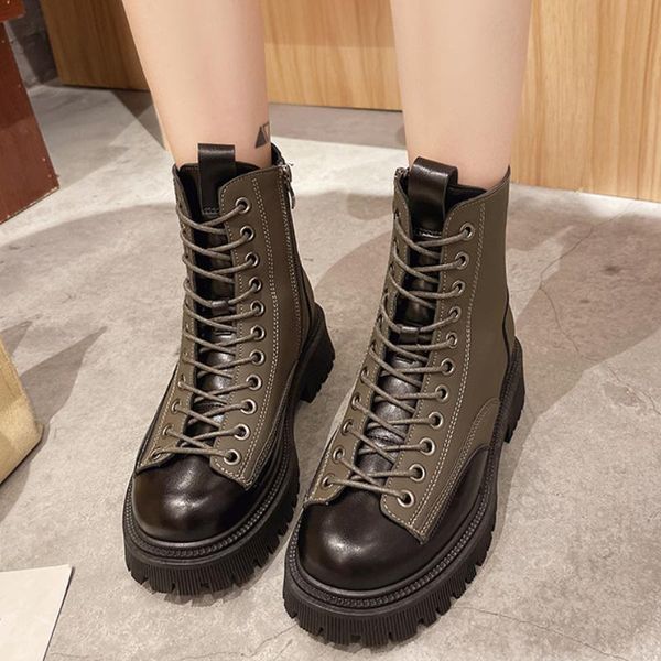 boots autumn winter short plush ankle women 2021 mixed color platform motorcycle woman pu leather warm booties, Black
boots autumn winter short plush ankle women 2021 mixed color platform motorcycle woman pu leather warm booties, Black
