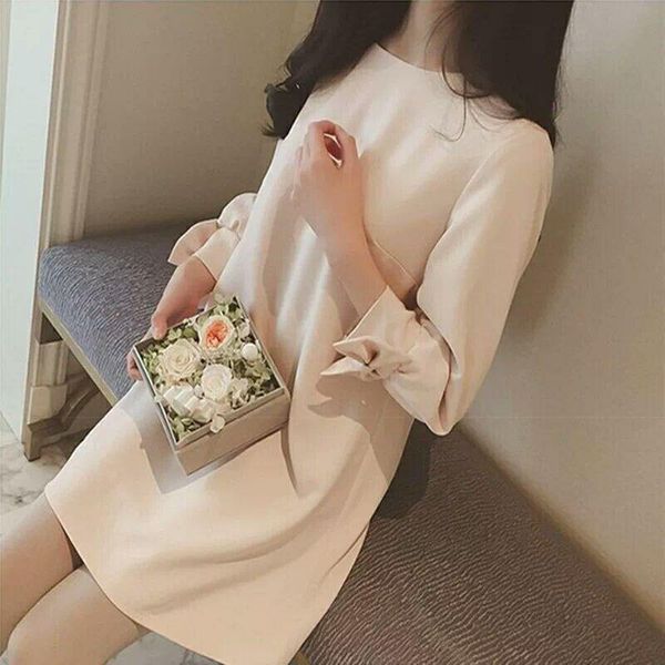 maternity dresses clothes dress nursing breastfeeding autumn loog sleeve round neck gown korean pregnancy, White
maternity dresses clothes dress nursing breastfeeding autumn loog sleeve round neck gown korean pregnancy, White