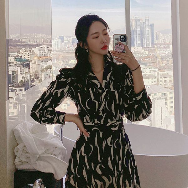 2021 female autumn new maxi temperament suit stylish waist a-line dress printing dvu8, Black;gray
2021 female autumn new maxi temperament suit stylish waist a-line dress printing dvu8, Black;gray