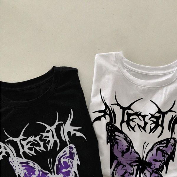 gothic vintage butterfly letter print hip hop summer streetwear ulzzang harajuku fun short sleeve casual loose women t shirt, White
gothic vintage butterfly letter print hip hop summer streetwear ulzzang harajuku fun short sleeve casual loose women t shirt, White