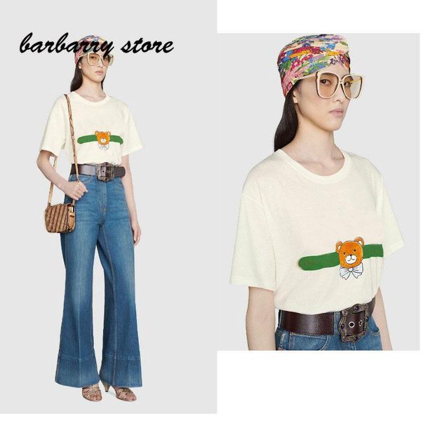 women's t-shirt 2021 fashion temperament short versatile round neck cotton sleeve casual loose pattern, White
women's t-shirt 2021 fashion temperament short versatile round neck cotton sleeve casual loose pattern, White