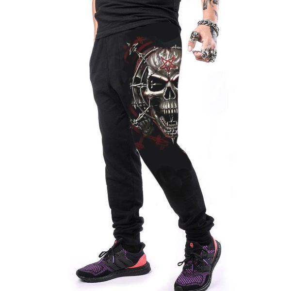 men's pants men cool fashion hip hop floral joggers gym sport casual sweatpants bodybuilding trousers skull w25, Black
men's pants men cool fashion hip hop floral joggers gym sport casual sweatpants bodybuilding trousers skull w25, Black